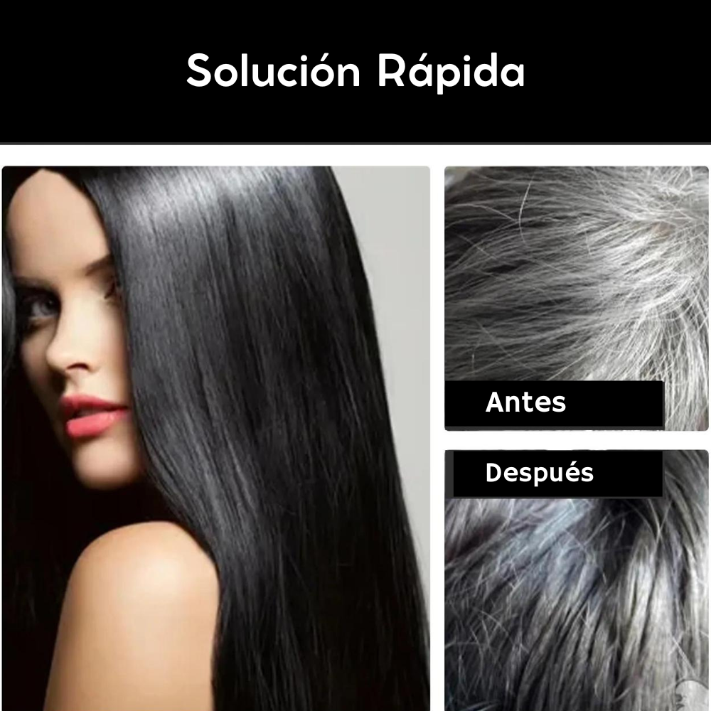 Barra de champú natural para eliminar las canas.