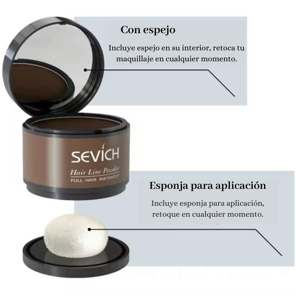 Sevich Polvo Corrector de Cabello Natural